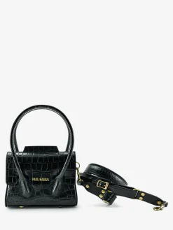 Colette XS Alligator - Noir De Jais