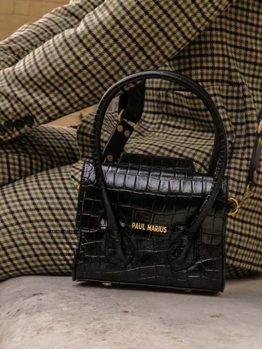 Colette XS Alligator - Noir De Jais