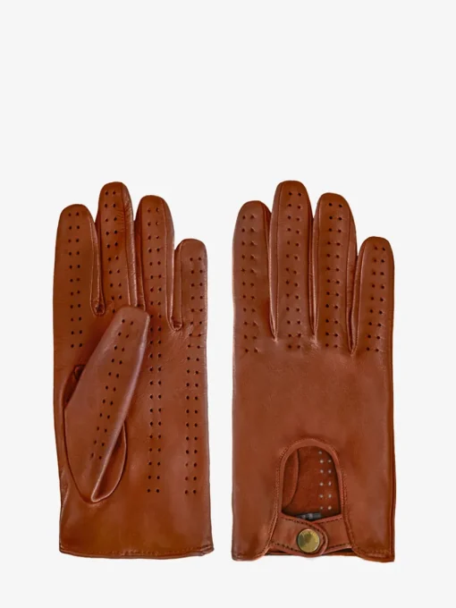 Gants Pilote Femme - Naturel