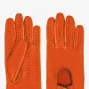 Gants Pilote Homme - Orange / Naturel