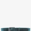 LaCeinture Magnifique Nubuck - 30mm - Bleu Piscine