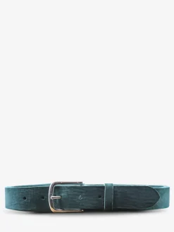LaCeinture Magnifique Nubuck - 30mm - Bleu Piscine