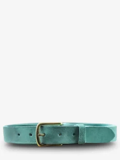 LaCeinture Magnifique Nubuck - 30mm - Turquoise