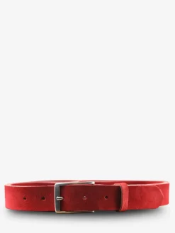 LaCeinture Magnifique Nubuck - 30mm - Rouge Carmin