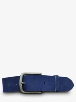 LaCeinture Magnifique Nubuck - 40mm - Bleu Électrique