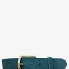 LaCeinture Magnifique Nubuck - 40mm - Bleu Piscine