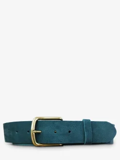 LaCeinture Magnifique Nubuck - 40mm - Bleu Piscine