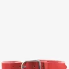 LaCeinture Magnifique Nubuck - 25mm - Rouge Carmin