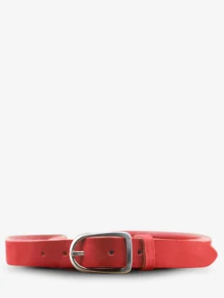 LaCeinture Magnifique Nubuck - 25mm - Rouge Carmin