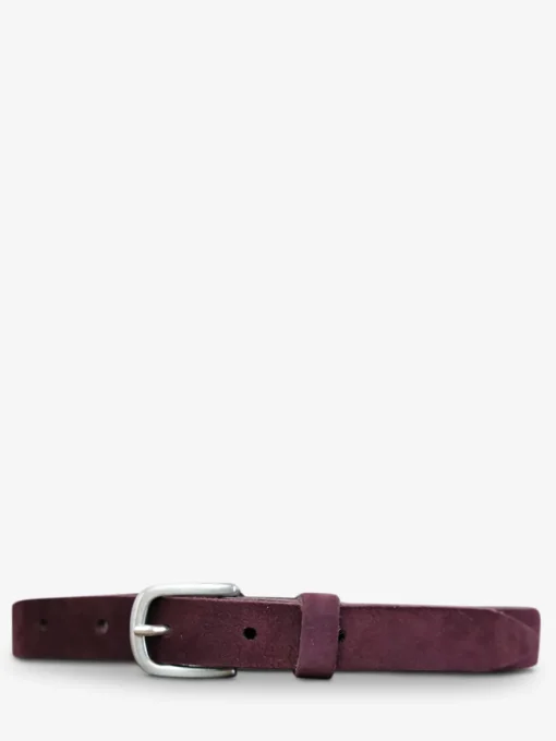 LaCeinture Magnifique Nubuck - 20mm - Prune