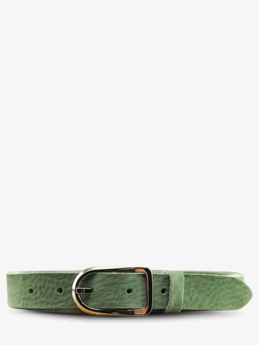 LaCeinture Magnifique Nubuck - 25mm - Vert Amande