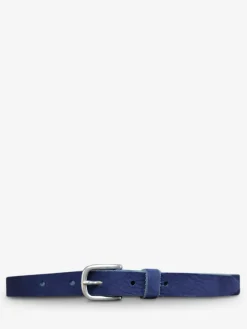 LaCeinture Magnifique Nubuck - 20mm - Bleu Électrique