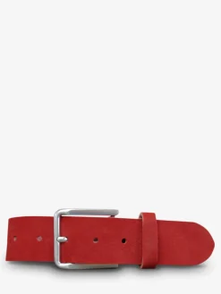 LaCeinture Magnifique Nubuck - 40mm - Rouge Carmin