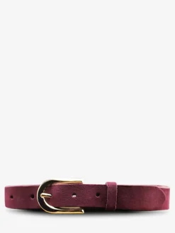 LaCeinture Magnifique Nubuck - 25mm - Prune