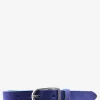 LaCeinture Magnifique Nubuck - 25mm - Bleu Électrique