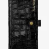 LePortefeuille Charlotte N°2 Alligator - Noir De Jais
