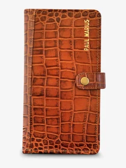 LePortefeuille Charlotte N°2 Alligator Cocktail - Ambre