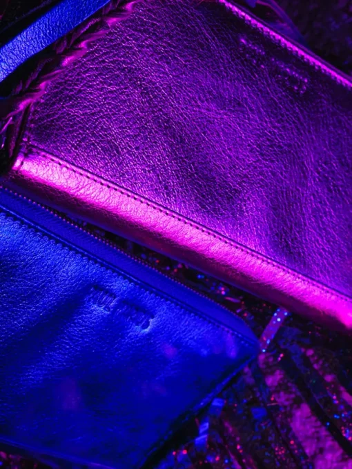 LePortefeuille Charlotte Ultraviolet - Bleu Électrique