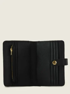 LePortefeuille Jeanne Art Déco - Noir