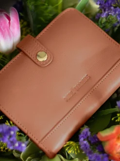 LePortefeuille Jeanne Art Déco - Caramel