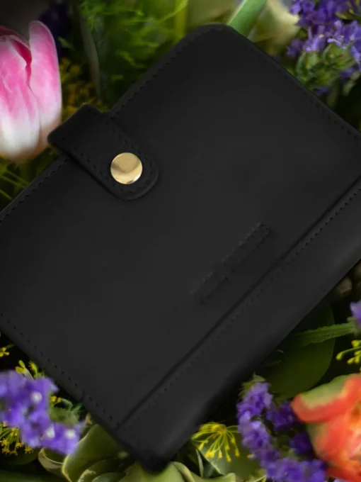 LePortefeuille Jeanne Art Déco - Noir