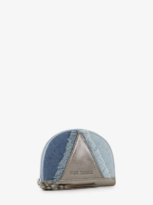 LePortefeuille Manon - Denim / Acier