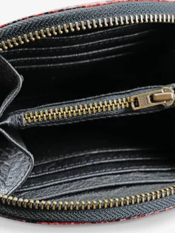 LePortefeuille Manon Python - Rouge Grenat