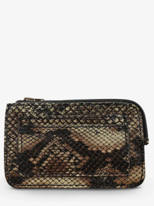 LePorte-monnaie AUGUSTIN Python - Noir
