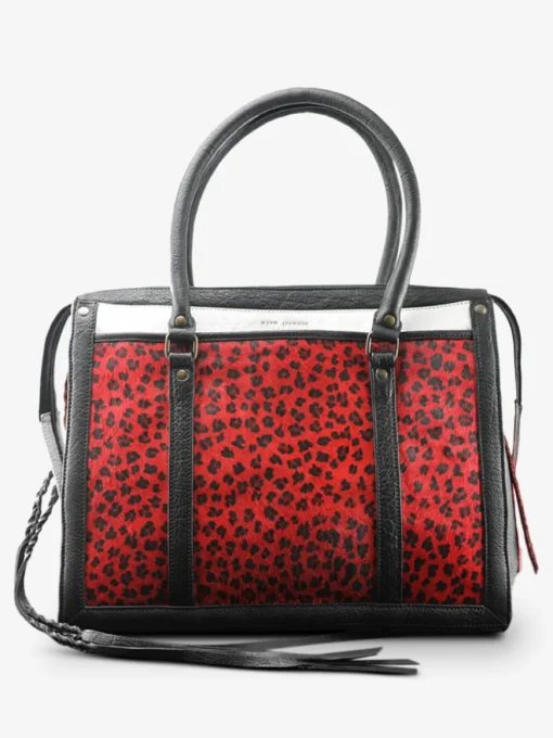 LeRive Droite - M - Léopard - Noir / Rouge
