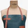 LeTablier En Cuir - Cobalt