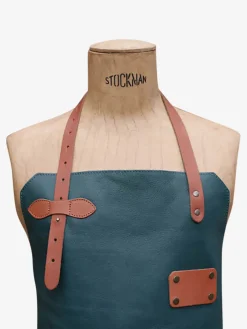 LeTablier En Cuir - Cobalt