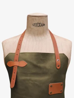 LeTablier En Cuir - Kaki
