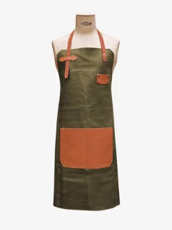 LeTablier En Cuir - Kaki