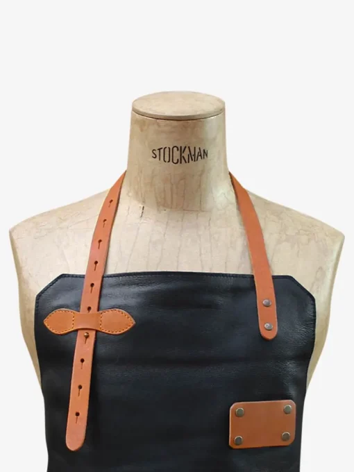 LeTablier En Cuir - Noir