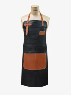 LeTablier En Cuir - Noir
