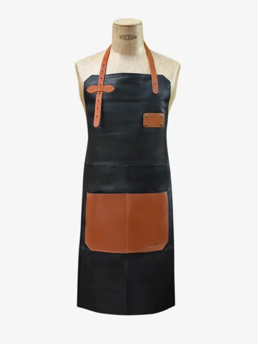 LeTablier En Cuir - Noir