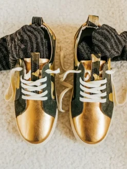 PM002 - Camouflage Kaki / Doré