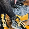 PM001 - Python Granit / Jaune Métallisé